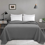 "Teodora" Покрывало 180х220см, цв.темно-серый