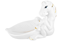 Подставка для украшений "Лошадь" 8,5см, цв.белый