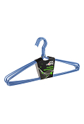 Н-р вешалок металл. 8шт, 44см, цв.голубой
