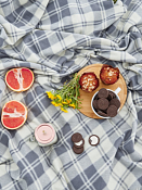 Плед "Уэльс" 150х200см, цв.серый, флис