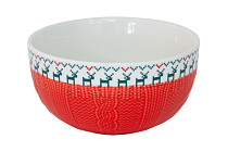 "Lapland" Red Салатник 12,3см, цв.красный