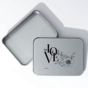 Футляр для гигиенических средств "LOVE" 11,4х8,5х2,5см