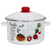 "Паста" Кастрюля эмалированная 4л