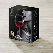 WILMAX Crystalline Набор бокалов для вина 2шт, 630мл