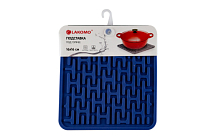 Подставка под горячее 16х16см, цв.синий