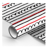 Упаковочная бумага "Spirals and lines" 100х70см