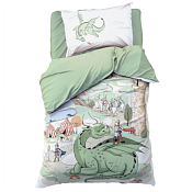 "Этель" Комплект постельного белья "Dragon kingdom" 1,5сп, 50х70см, бязь