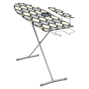 "НИКА" Доска гладильная "Лина 4" основа ДСП, 112х34,5см, в ассорт.