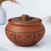 Горшочек для запекания "Кунгурский стандарт" 0,65л молочение