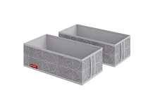 "VALIANT" LINE MOON Набор органайзеров для белья 2шт, 32х16х10см