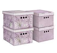 "VALIANT" LAVANDE Набор коробов 4шт, 25х33х18,5см