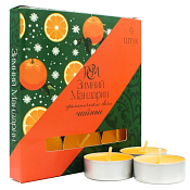 Набор свечей-таблеток (9шт) "Зимний мандарин"