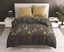 Комплект постельного белья Браво "Fest" евро, 70х70см, поплин