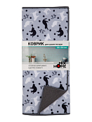 Коврик для сушки посуды "Кошки" 38х50см