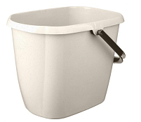 Ведро "Malta" 13л, 26х34,5х27см, цв.бежевый