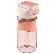 "Smart Solutions" Бутылка для напитков "Slow Sip" 450мл, цв.розовый