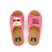 "Forio" Тапочки женские "Счастливый кот" размер 38