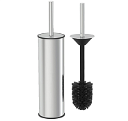 "PERILLA" Ерш с подставкой "SMART" 36,5см, закрытый, цв.металл