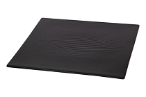 "Black&White" Блюдо 25x25х1см, квадратное, цв.черный