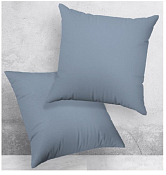 "Василиса" Набор наволочек 70х70см 2шт, цв.деним, перкаль