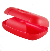 Мыльница дорожная "Voyage" 12х8х4,5см, цв.сангрия