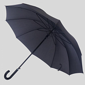 "Trust" Зонт мужской, трость, автомат, цв.черный