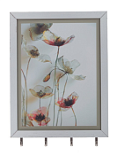 Ключница "Маки" 22х2,5х30см