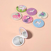 Зеркало складное "Единорог" в асс. 7,5х0,7см