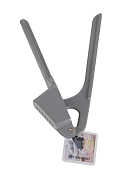 Пресс для чеснока 16,5х5х3,5см, цв.серый