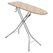 "НИКА" Доска гладильная "Nika mini" основа ДСП, 85х30см, цв.орнамент на бежевом