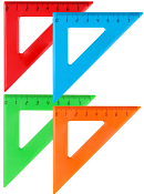 Линейка-треугольник 7см