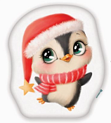 Подушка декоративная "Happy penguin" 30х35см