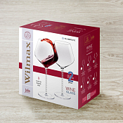 WILMAX Crystalline Набор бокалов для вина 2шт, 950мл