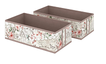 "VALIANT" JARDIN Набор органайзеров для белья 2шт. 32х16х10см