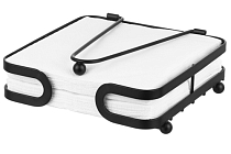 Салфетница 18,5х18х6см, цв.черный