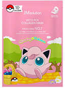 "JMSolution" Маска для лица "Deco Pick Collagen Mask.Pokemon"