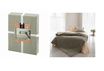 Комплект постельного белья "Шалфей" семейный, 50х70см, сатин