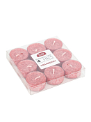 "Tealight" Набор свечей-таблеток (9шт) Клюква 10х10х2,5см