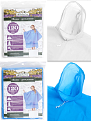 Дождевик-пончо детский на кнопках с капюшоном "Ультим" 95см