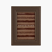 Фоторамка "Rust Zebra" 10х15см, цв.темно-коричневый
