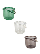 Ведро с крышкой 12л, 3цв.