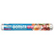 "PATERRA" Фольга алюминиевая 44смх50м 14мкм