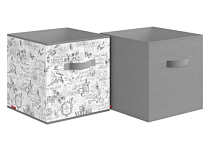 "VALIANT" VINTAGE GREY Набор коробов стеллажных без крышки 2шт, 31х31х31см
