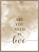 Декор. изобр. "All you need is Love" 45х60х2,5см