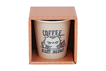 Стакан "Coffee right meow!!" 260мл, в п.у.