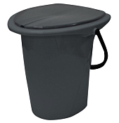 Ведро-туалет "Smart Solution" 17л, цв.серый