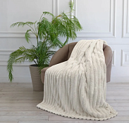 "Happy Family" Покрывало "Волна" 180х220см,цв.кремовый