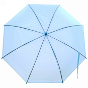Зонт женский трость "Классический", цв.голубой