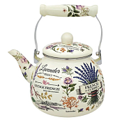 "Appetite" Эдем" Чайник эмалированный с керамической ручкой 2,5л