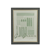 Фоторамка "Go Green Smart" 30х40см, цв.темно-зеленый